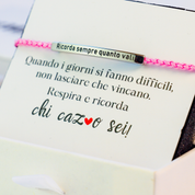 Lembra-te sempre do teu valor - Pulseira motivacional