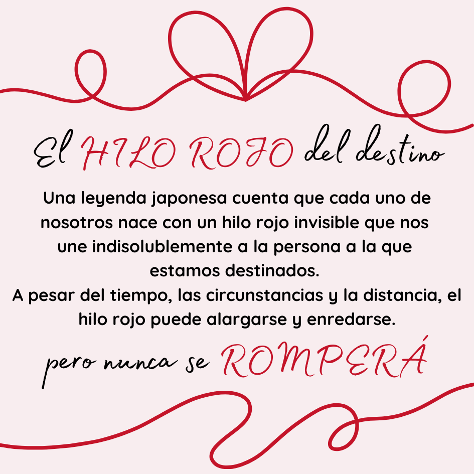 DEDICATORIA ESPECIAL HILO ROJO DEL DESTINO